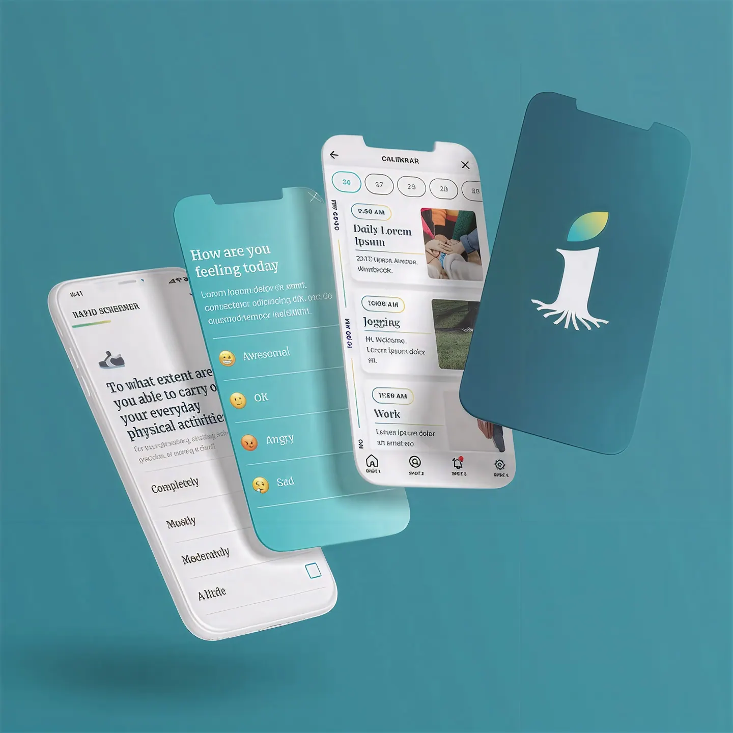 FIU Thrive app screens on two floating phones